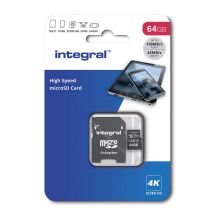 INTEGRAL MICRO SD64GB SDXC  INMSDX64G-100V30 09-79-49 **