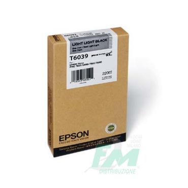 EPSON T6039 LIG.LIG.BLACK220ml  7800/9800/7880/9880         *