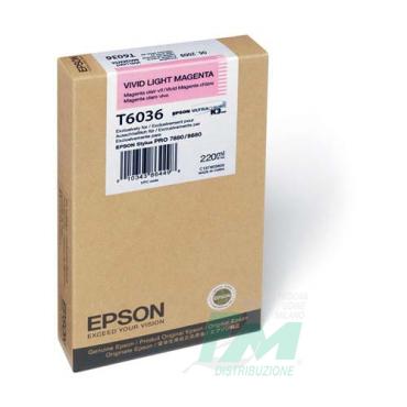 EPSON T6036 VIV.LIG.MAGENTA220  7800/9800/7880/9880         *