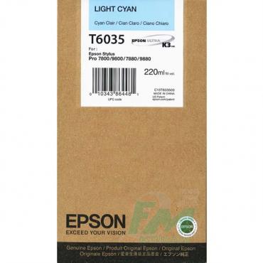 EPSON T6035 LIGHT CYAN 220ml  7800/9800/7880/9880         *