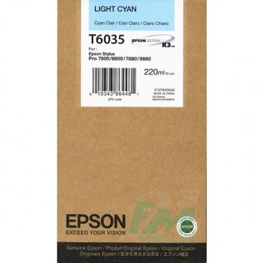EPSON T6035 LIGHT CYAN 220ml  7800/9800/7880/9880       ***