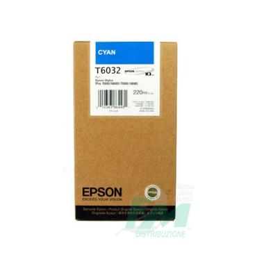 EPSON T6032 CYAN 220ml  7800/9800/7880/9880         *