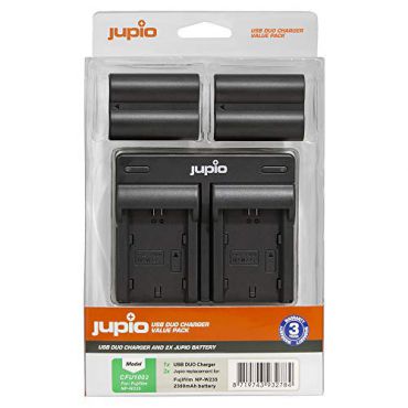 JUPIO BATT. FUJI NP-W235 KIT  2PZ+CHARGER CFU1002 2300mAh