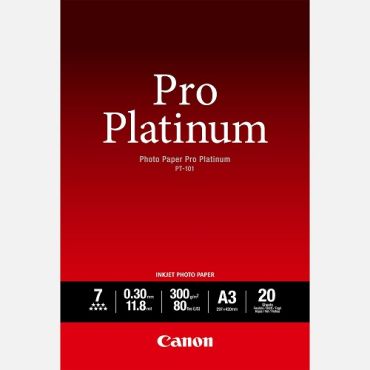 CANON PT-101 A3 20FG. PHOTO  PAPER PRO PLATINUM 2768B017