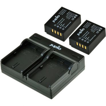 JUPIO KIT FUJI 2x NP-W126S +  CHARGER CFU1001 1260mAh