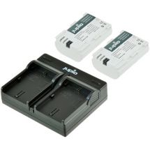 JUPIO KIT CANON LP-E6NH 2PZ  +CHARGER CCA1011 2130mAh