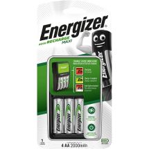 ENERGIZER CARICA BATTERIE +4AA  2000mAh MAXI CHARGER CHVCM4**