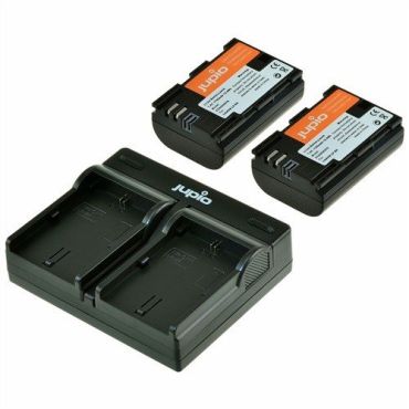 JUPIO KIT CANON LP-E6 2PZ  +CHARGER CCA1002 1700mAh