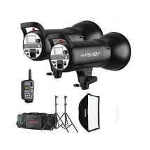 GODOX KIT 2xSK400+STATIVI+SOFT  BOX GOSK400VE