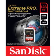 SANDISK SDXC128GB EXTREME PRO  U3 V30 90-200MB/s 3101152   