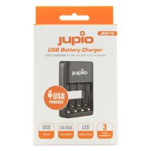 JUPIO CARICABATTERIE 4xAA/AAA  LED JBC0110