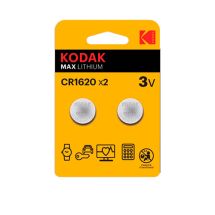 KODAK MAX CR1620 BLx2  LITIO                       V