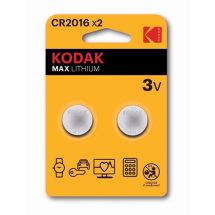 KODAK MAX CR2016 BLx2  LITIO                       V