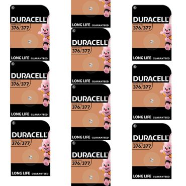 DURACELL D 377/376 10BLx1  SILVER OXIDE AG4-LR66-LR626