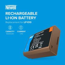 NEWELL CANON LP-E10 +USB C  1020mAh NL3922              