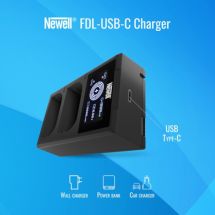 NEWELL DOPPIO CARICA NP-FW50  FDL-USB-C NL2545            