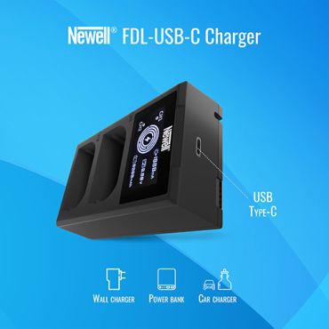 NEWELL DOPPIO CARICA NP-FZ100  FDL-USB-C NL2546