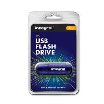 INTEGRAL USB DRIVE 4GB EVO BLU  2.0 INFD4GBEVOBL 29-81-59
