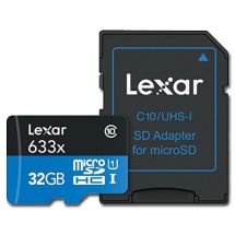 LEXAR MICRO SD32GB 633x UHS-I 933050