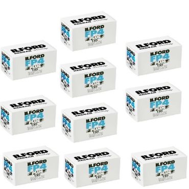 ILFORD FP4 125 135/36 x10PZ  BIANCO e NERO