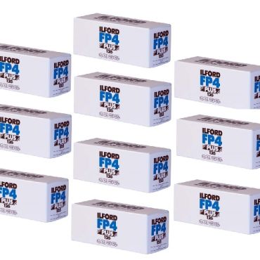 ILFORD FP4 125 120 x10PZ  BIANCO e NERO