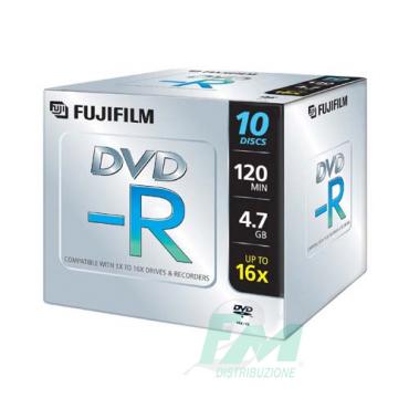 FUJI DVD-R BOX x10PZ JEWELCASE  47586                     ***