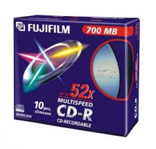 FUJI CD-R 700Mb BOX x10PZ SLIM  47444                     ***
