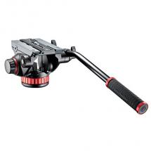 MANFROTTO TESTA VIDEO MVH502AH  BASE PIATTA 1 LEVA FISSA