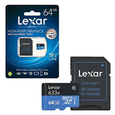 LEXAR MICRO SD64GB 633x  933051                      