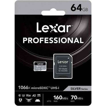 LEXAR MICRO SDXC64GB 1066x  933090 V30 UHS-I          ***